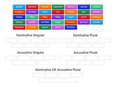 Nominative vs Accusative Sorting