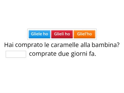 Pronomi combinati e passato prossimo: domande e risposte