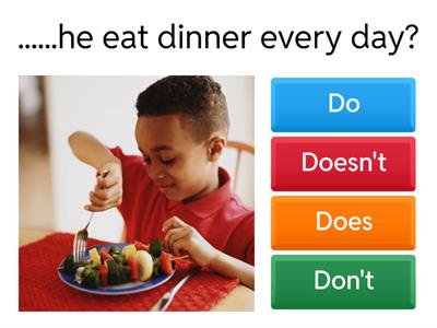 Present Simple - exercises