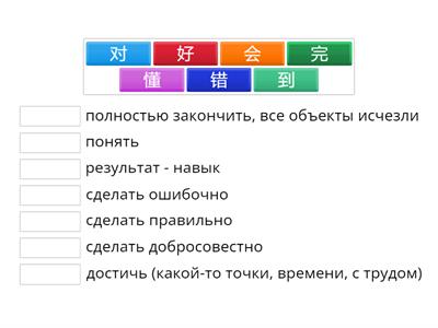 Дополнительные элементы результата