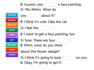 Lesson7. 듣기 말하기 (1-6)