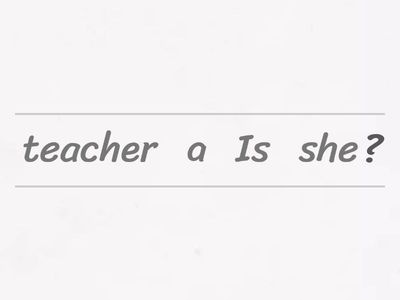 Verb To be questions 