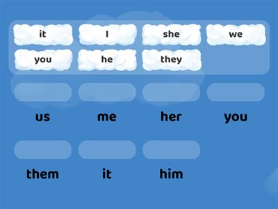 Object pronouns