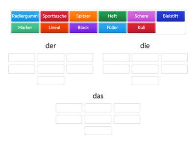 Schulbedarf