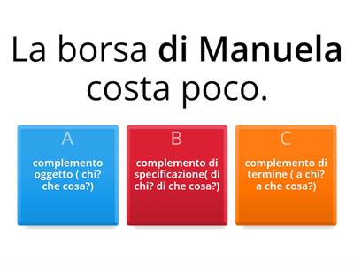 PROVA INVALSI. A. LOGICA (quiz): crocetta i complementi