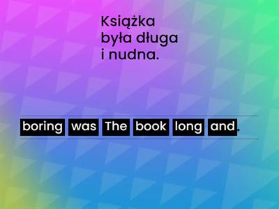 was and were - affirmative - zdania twierdzące - zdania - sentences - tłumaczenia - test sprawdzian kartkówka