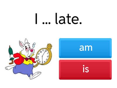  TO BE  affirmative form