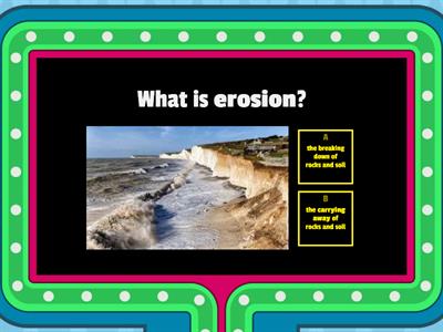  Weathering and Erosion Quiz