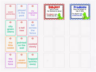 Subject and Predicate Sort