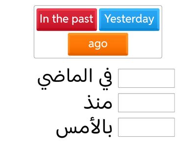 The past simple tense    