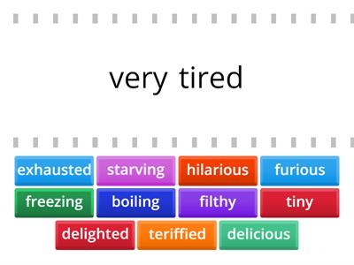 Strong adjectives