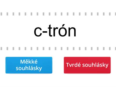  Měkké a tvrdé souhlásky