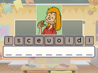 5° Kitchen vocabulary - Unit 9 anagram