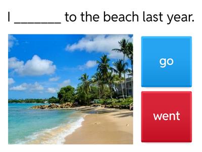 Simple past - regular and irregular verbs