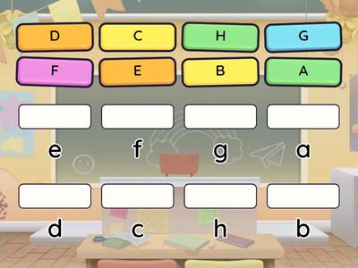 Letters Capital (a,b,c,d,e,f,g,h)