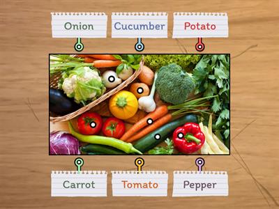 Vegetables in English