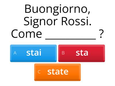 Formale o informale?