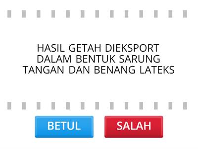 KEGIATAN EKONOMI NEGARA(PRODUK PERTANIAN,INDUSTRI AUTOMATIF DAN PETROLEUM)-SEJARAH TAHUN 6