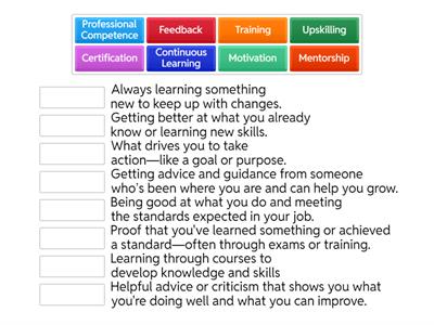 Personal Development Opportunities