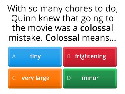 More Practice using Context Clues 