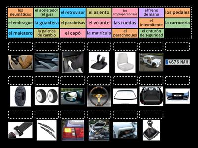 Vocabulario del coche