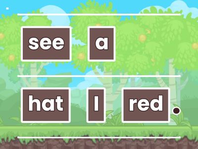 Practice /e/ Words (Sentence Scramble)