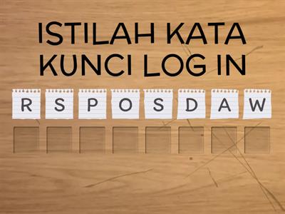 SUSUN KATA KOMPUTER KELAS 5