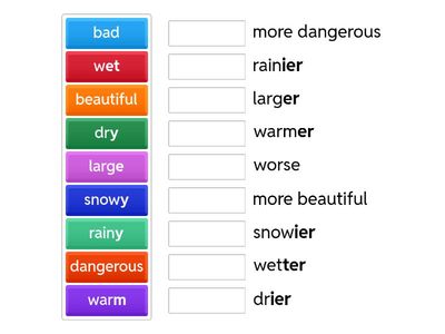 Comparative Adjectives