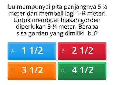 Matematika Kelas 6 Operasi Hitung Campuran Pecahan