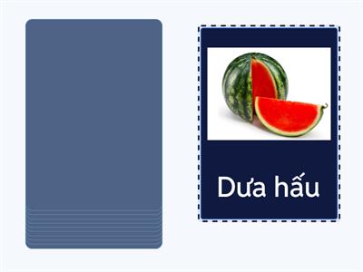  NHÀ TRẺ : NBTN các loại quả