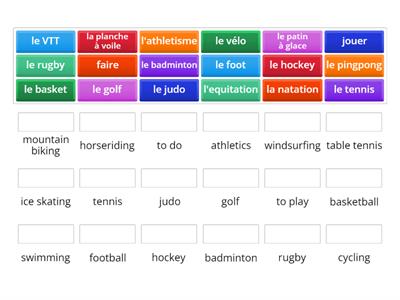 KS3 French Le sport