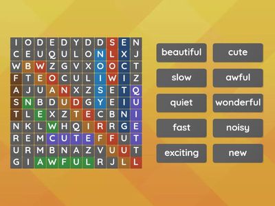 Evolve 1C - U11 - Adjectives