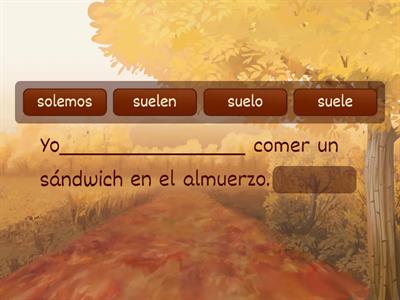 Dar, Poder, Soler, Dormir (en el presente)