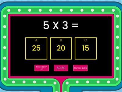 Concurso Todas (Tablas de Multiplicar)