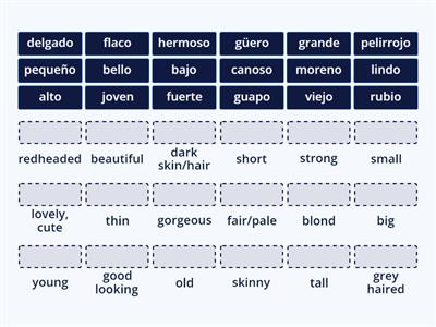 Adjectives to Describe appearance
