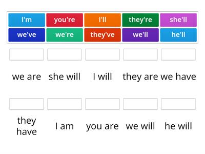 Contractions Match Up