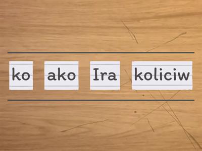 5. 第五階 第四課 O koliciw