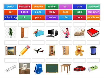 classroom objects
