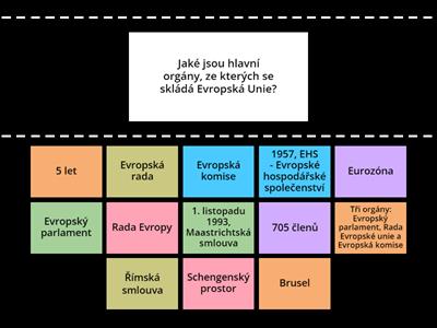 Evropská unie - organizační uspořádání