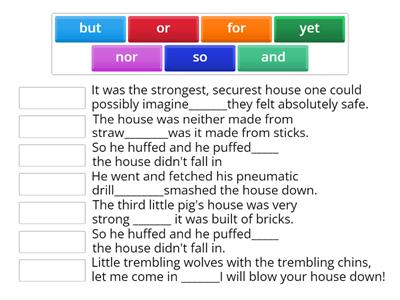 FANBOYS Coordinating Conjunctions