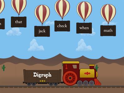 Balloon Pop Digraph, Weld, Bonus Letter