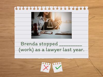 Complete with the 'ing form', bare infinitive or 'to infinitive'