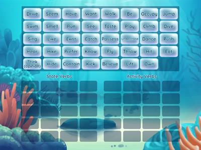 Stative and Activity Verbs