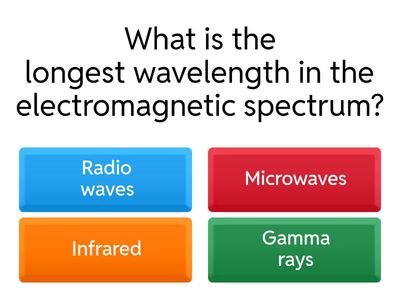Electromagnetic Spectrum Quiz