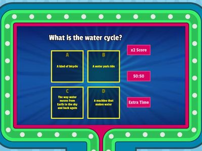 Water Cycle Gameshow Quiz
