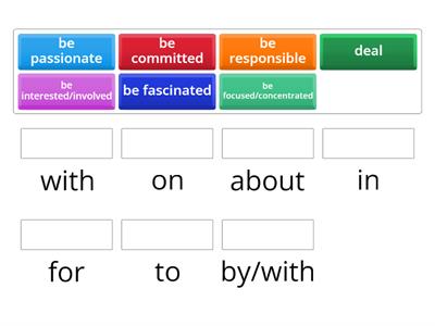ML fixed phrases with preps