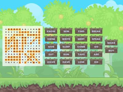 Irregular verbs - Simple past