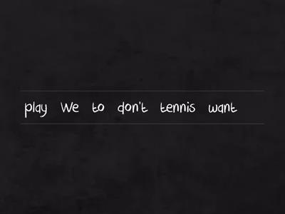 What do you want to do today?