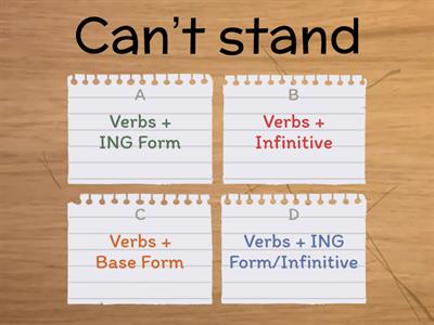 Verb Patterns