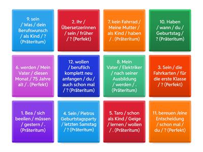 A2.Perfekt und Präteritum.II